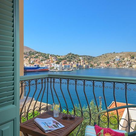 Blue Wave Astradeni House Villa Symi Bagian luar foto