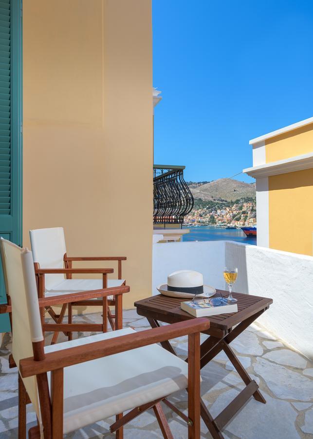 Blue Wave Astradeni House Villa Symi Bagian luar foto