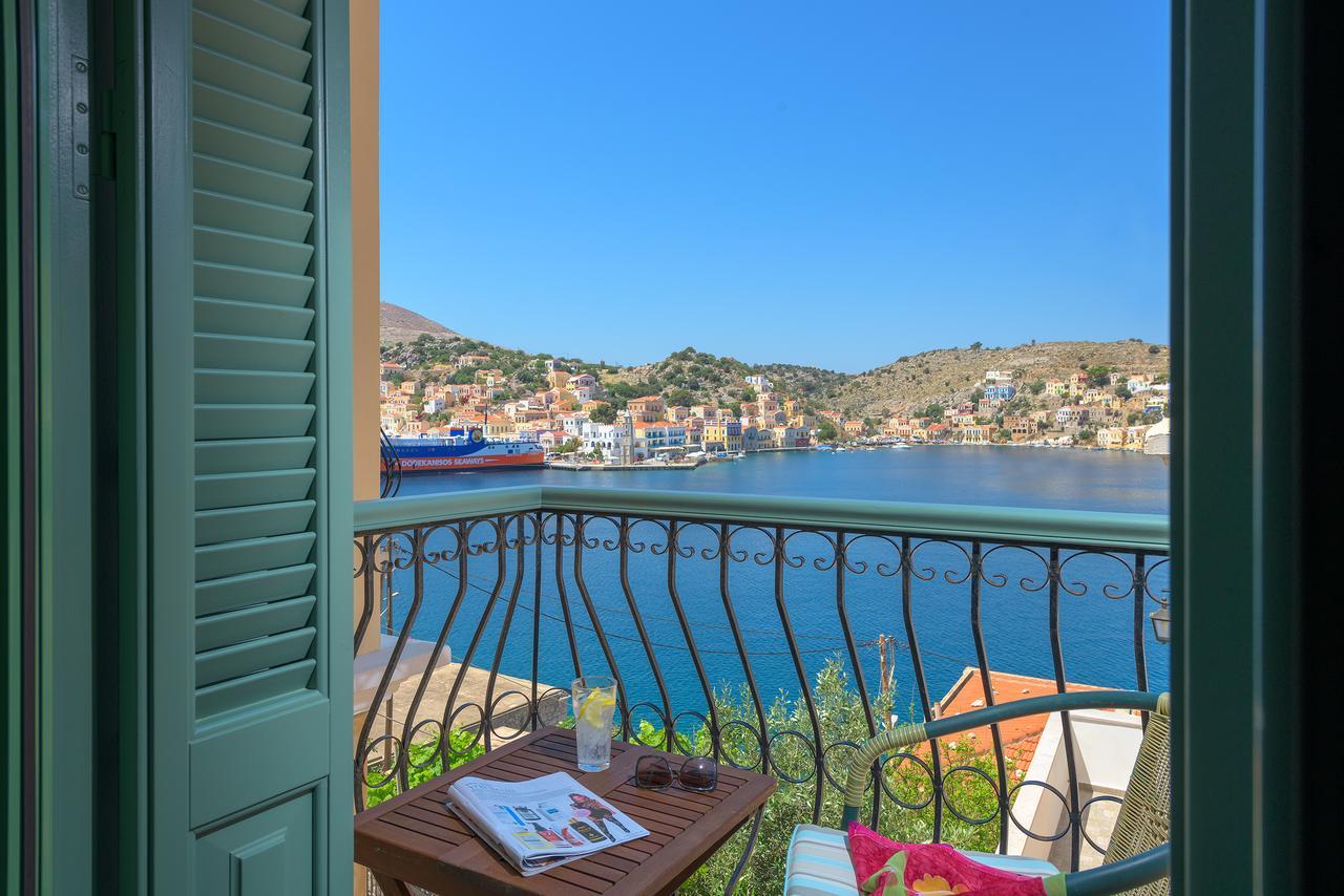 Blue Wave Astradeni House Villa Symi Bagian luar foto